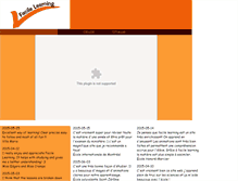 Tablet Screenshot of facilelearning.com